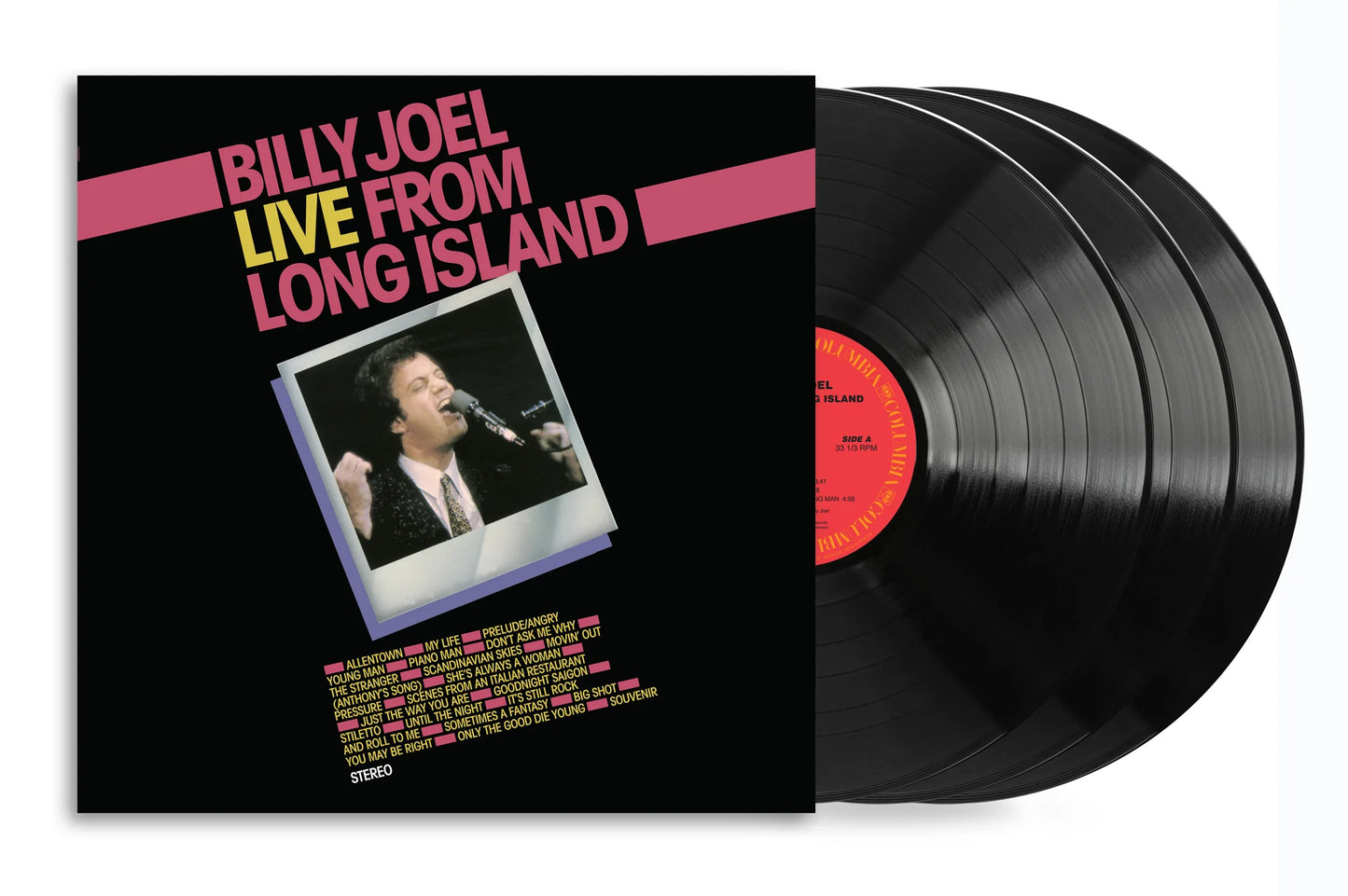 Billy Joel Live From Long Island 3 LP Vinile Edizione Limitata Black Friday 2025 Pre-Order dal 28/11