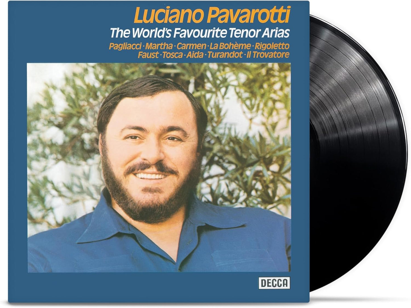 Luciano Pavarotti The World'S Favourite Tenor Arias LP Vinile 180gr. Edizione Limitata Rimasterizzata