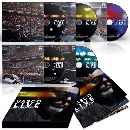 Vasco Rossi Vasco Live Milano Sansiro Edizione Box 2Cd+2Dvd+BluRay