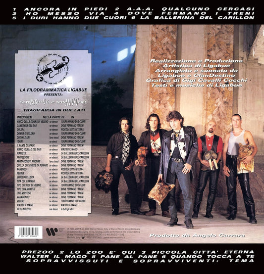 Ligabue Sopravvissuti & Sopravviventi LP Vinile Limitato 180 gr. Colorato Bianco