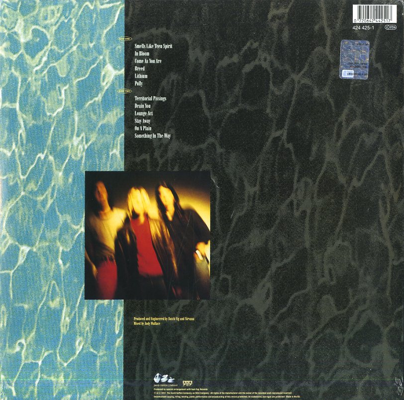 Nirvana Nevermind LP Vinile 180gr.