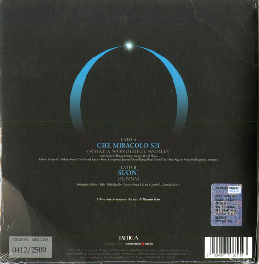 Renato Zero Che miracolo sei - Suoni Vinile 45 Giri Ed. Limitata e Numerato