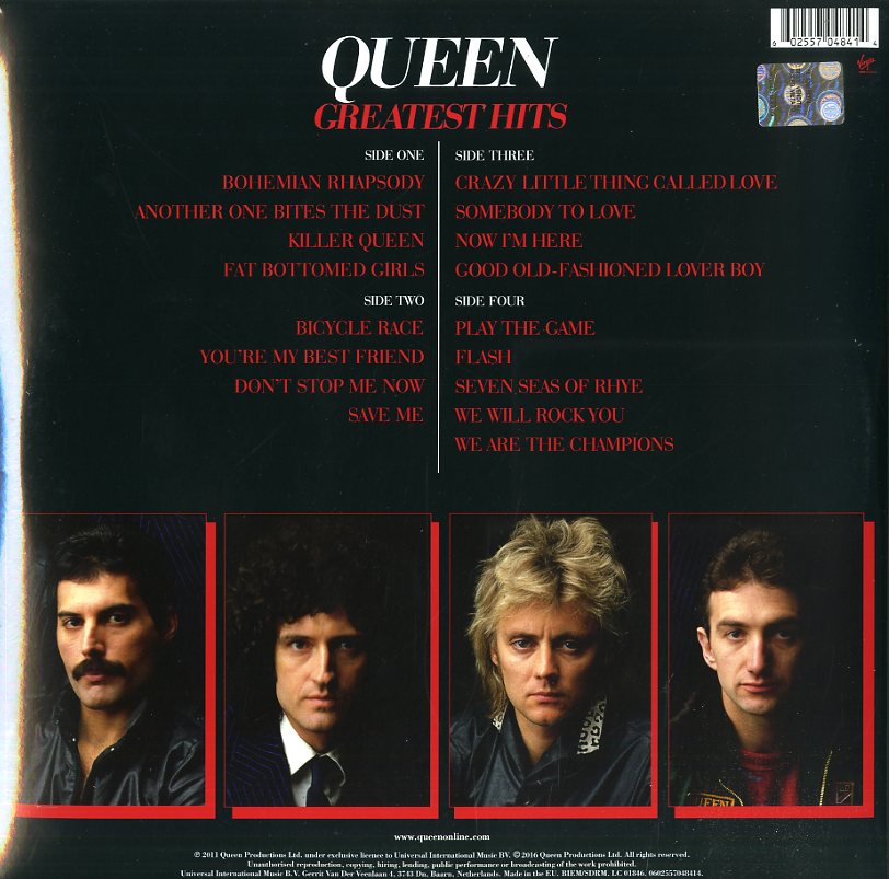 Queen Greatest Hits 2 LP Vinile 180 Gr.
