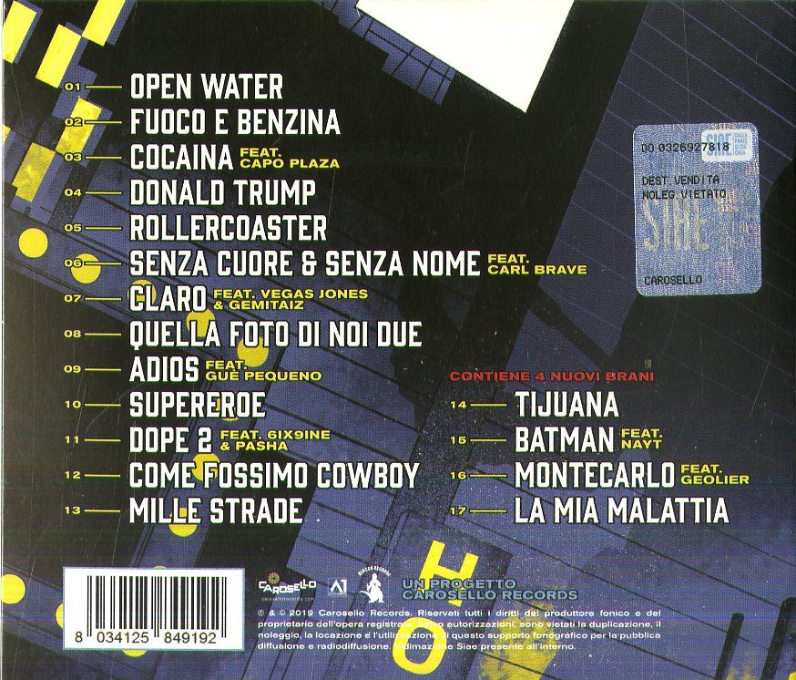 Emis Killa Supereroe Bat Edition CD