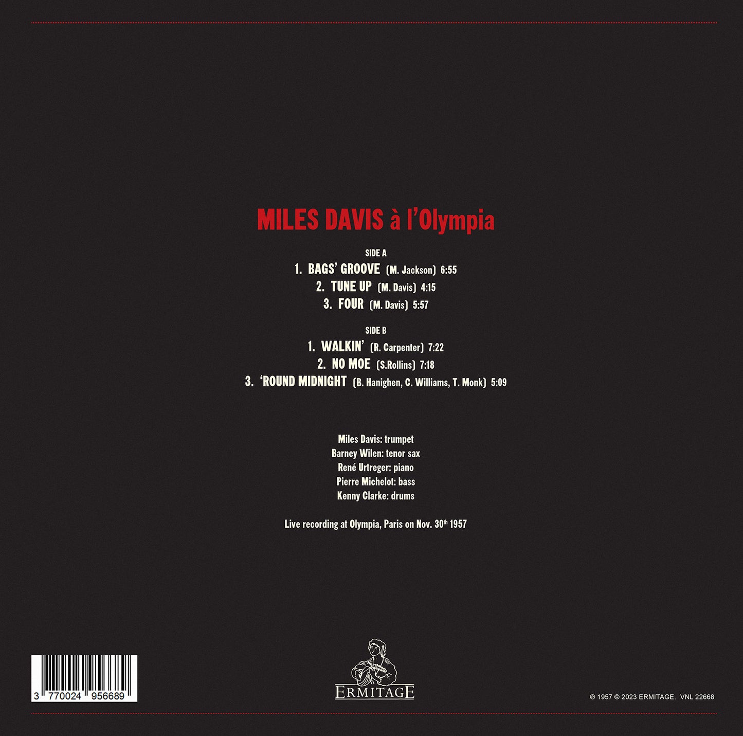 Miles Davis A L'Olimpia LP Vinyl Yellow Edizione Limitata