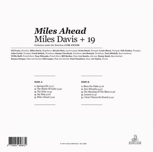 Miles Davis Miles Ahead LP Vinile Special Edt. Vinyl Yellow