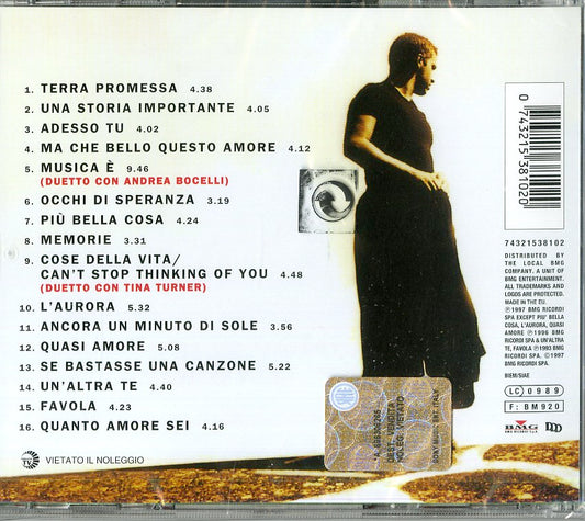 Eros Ramazzotti Eros CD Raccolta Successi