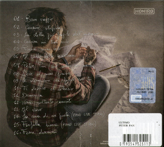 Ultimo Peter Pan CD Digipack