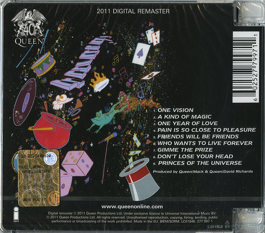 Queen A Kind Of Magic CD Remasterd