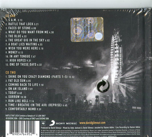 David Gilmour Live At Pompeii 2 CD Digipack