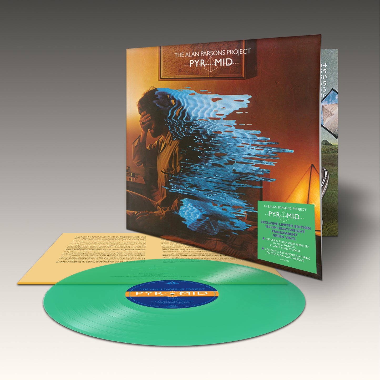 Alan Parsons Project Pyramid Lp Vinile 180 Gr Transparent Green Vinyl Half Speed Remastered Limited ed.