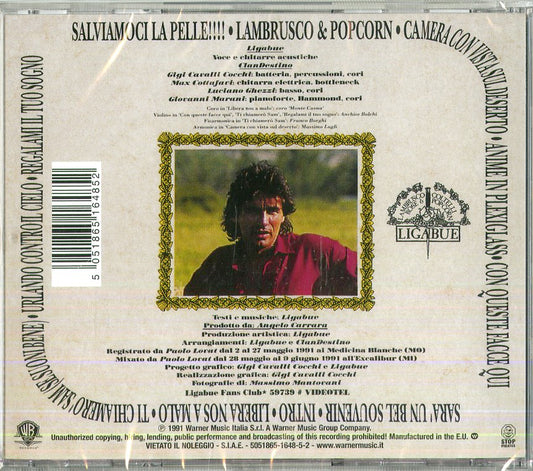 Ligabue Lambrusco Coltelli Rose & Pop Corn CD Remaster Edition