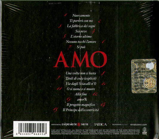 Renato Zero Amo Capitoli II CD