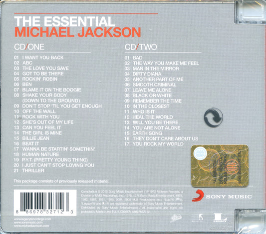 Michae Jackson The Essential Michael Jackson 2 CD