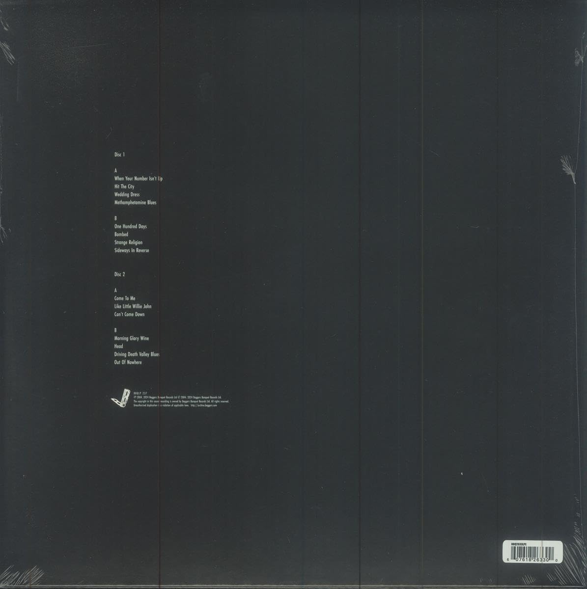 Mark Lanegan Band Bubblegum 2 LP Vinile 20th Anniversary Ed. Limitata Colorato Rosso Trasparente