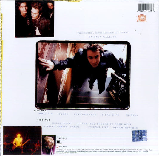 Jeff Buckley Grace LP Vinile Nero