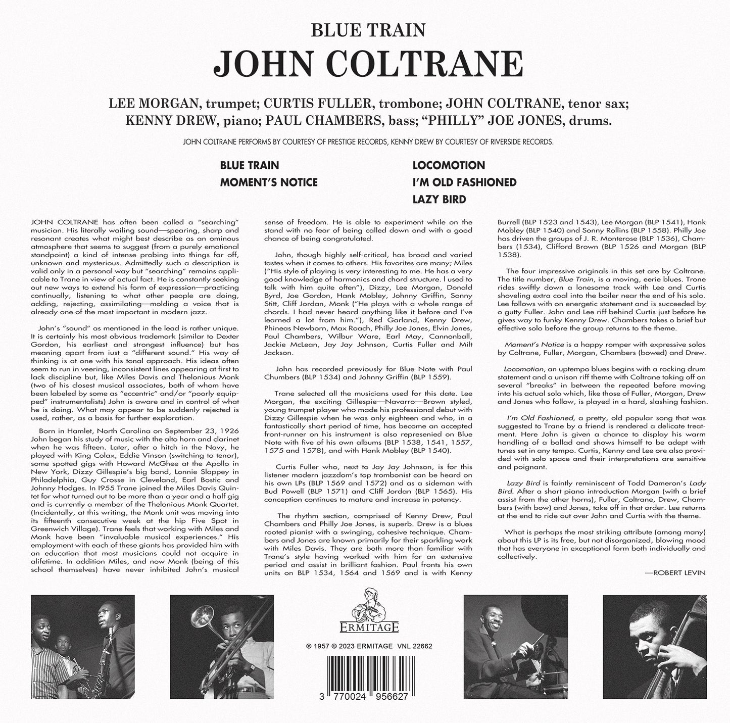 John Coltrane Blue Train LP Vinile Special Edt. Vinyl Yellow
