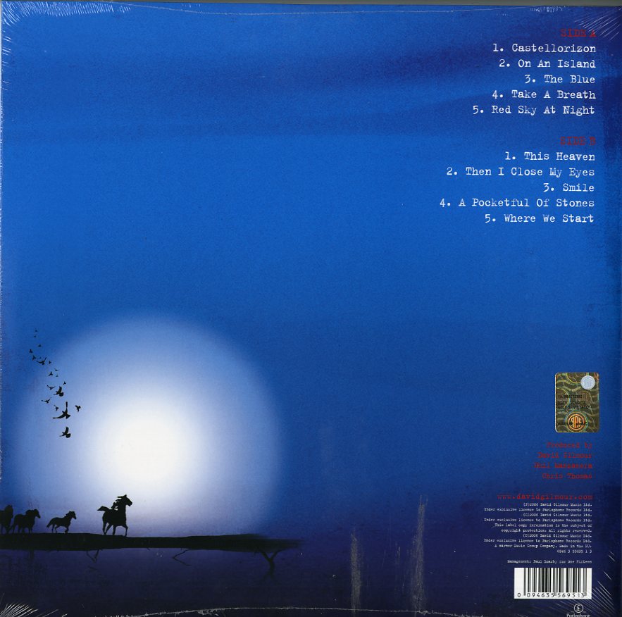 David Gilmour On An Island LP Vinile