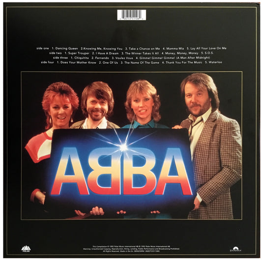 Abba Gold Greatest Hits 2 LP Vinile Nero