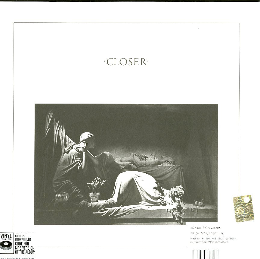 Joy Division CLoser LP Vinile 180 gr. Remasters 2007