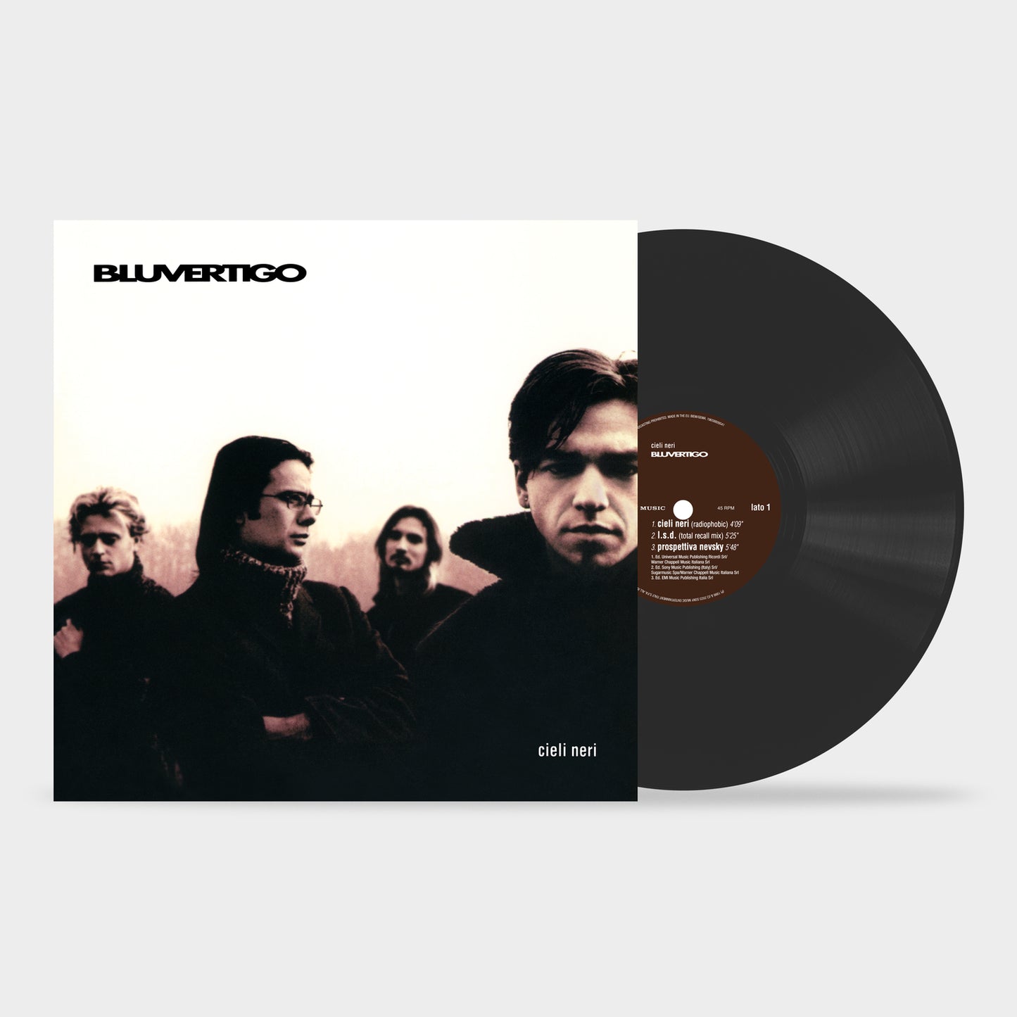 Bluvertigo Cieli Neri LP Vinile Black Ristampa