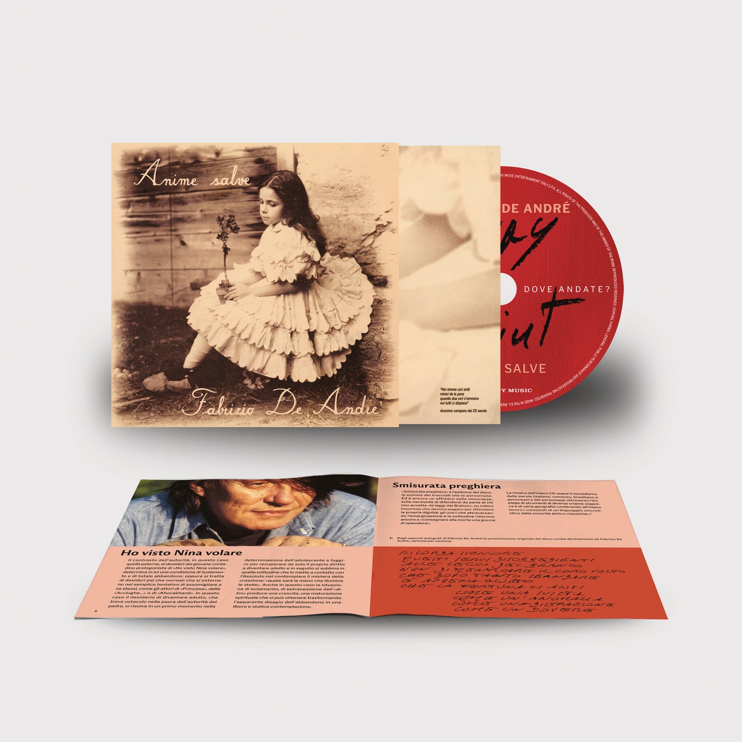 Fabrizio De Andre' Anime Salve Cd + Nuovo Libretto Edizione Way Point