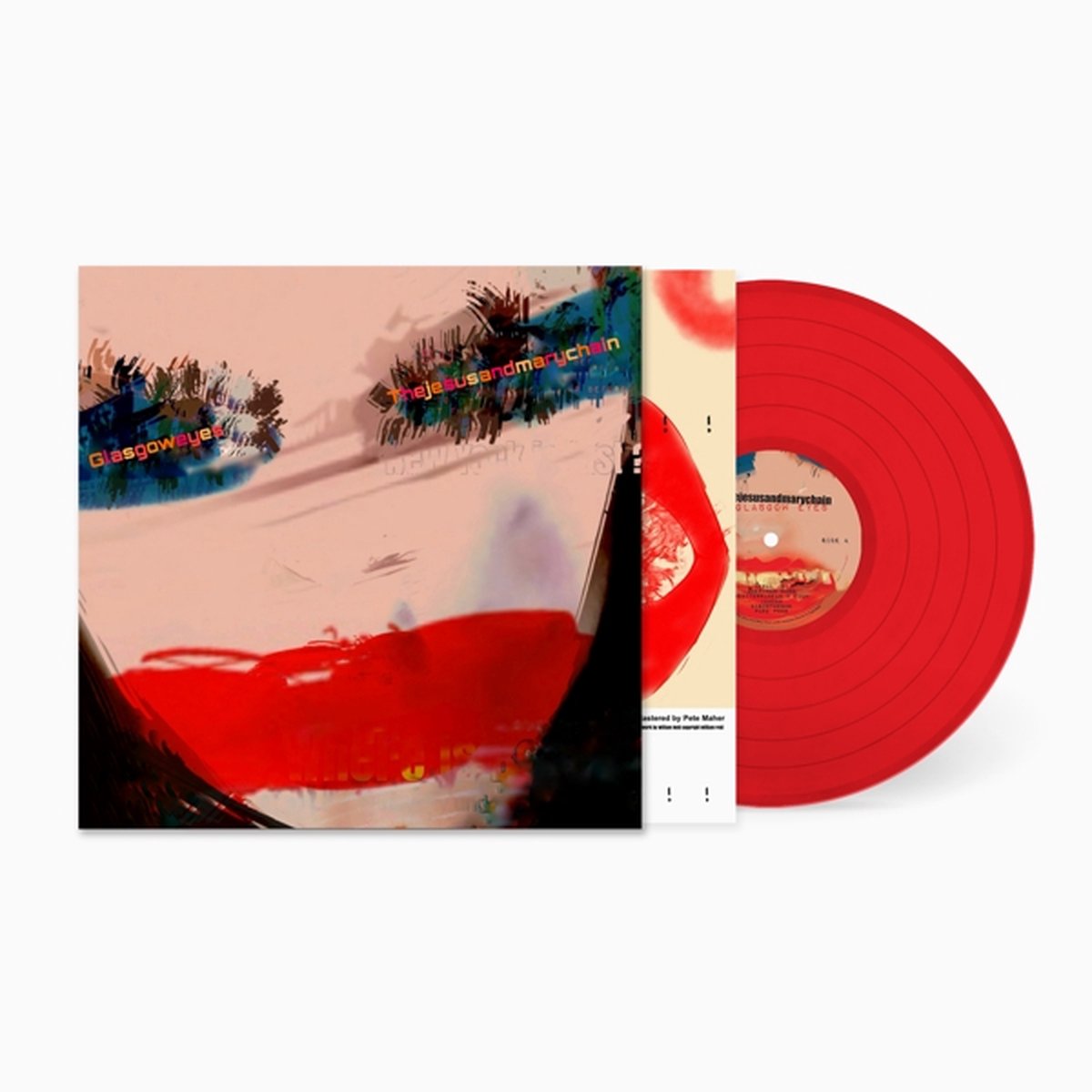 Jesus And Mary Chain The Glasgow Eyes Lp Vinile Colorato Rosso 140 Gr