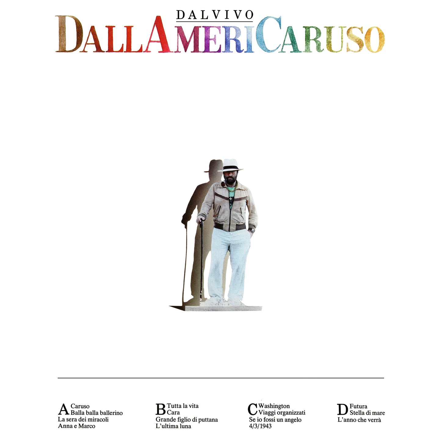 Lucio Dalla Dallamericaruso 2Lp Vinile 180Gr Transp Mix White-White Mix Blue