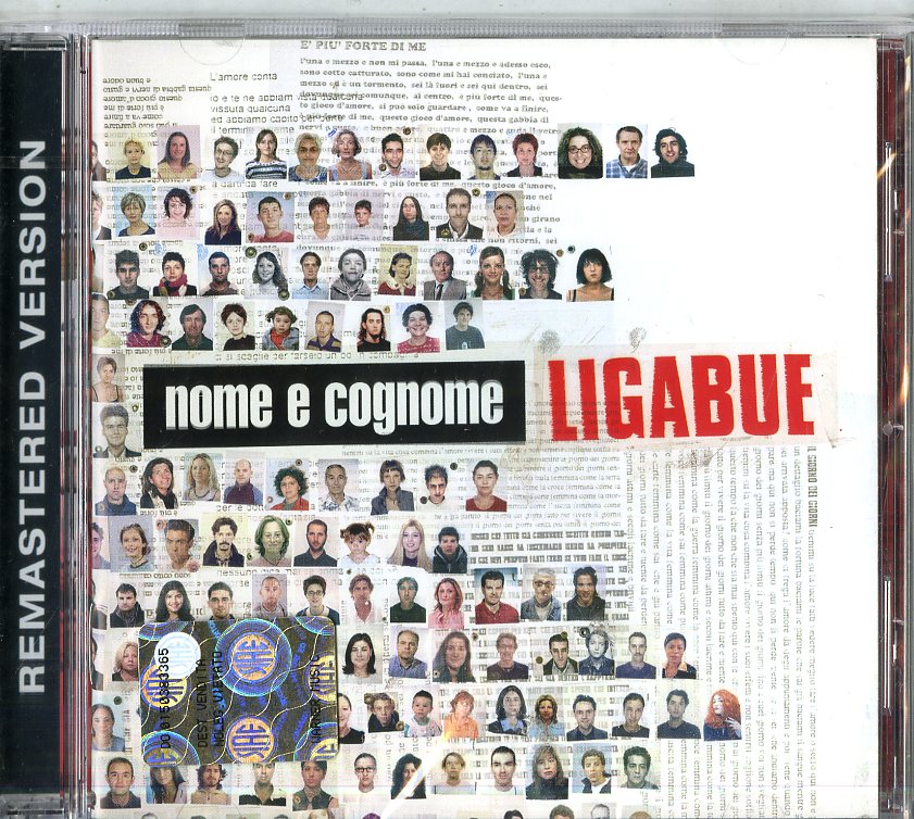 Ligabue Nome E Cognome CD Remaster Edition
