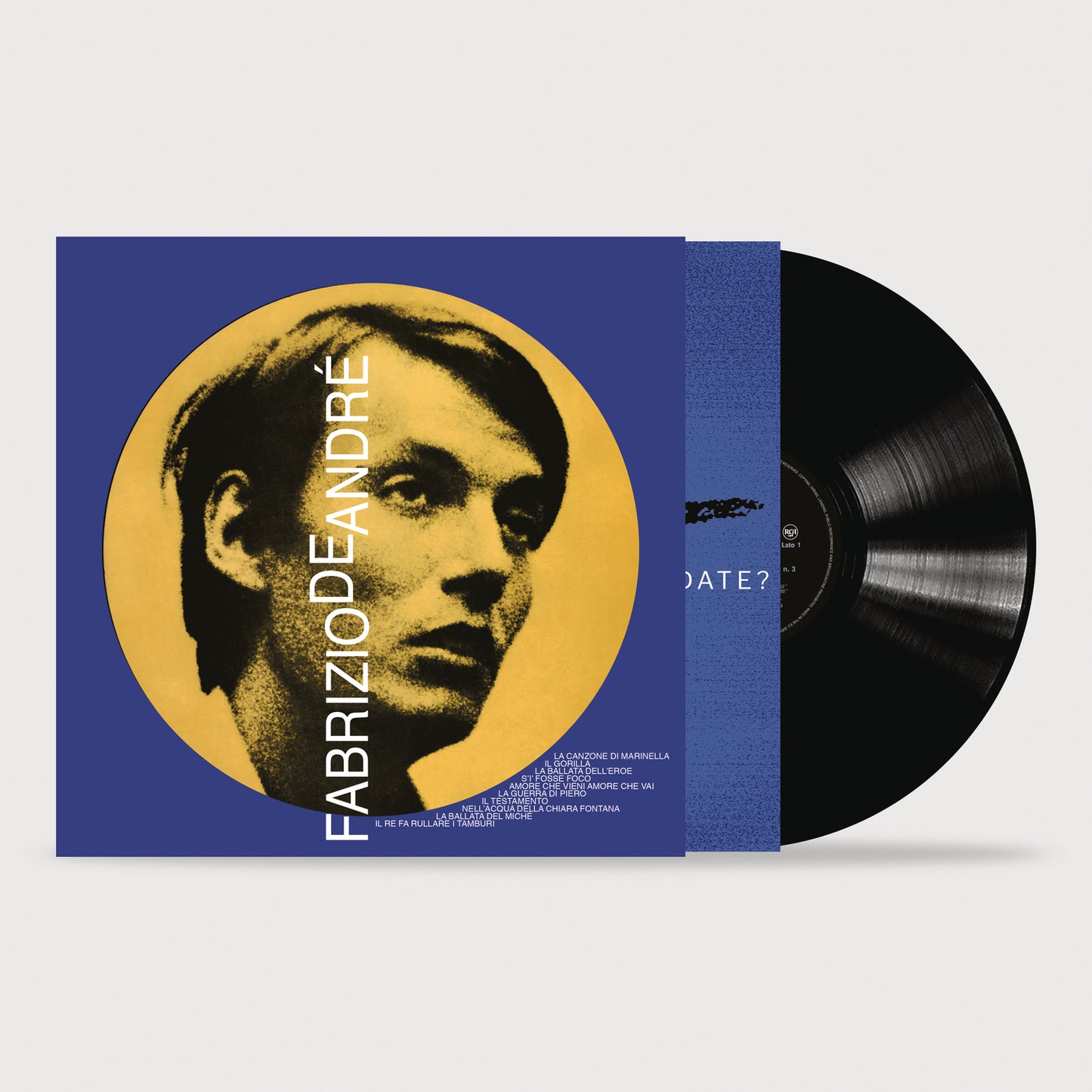 Fabrizio De Andre' Volume 3 Lp Vinile Nero 180 Gr. + Nuovo Libretto Editoriale Edizione Way Point
