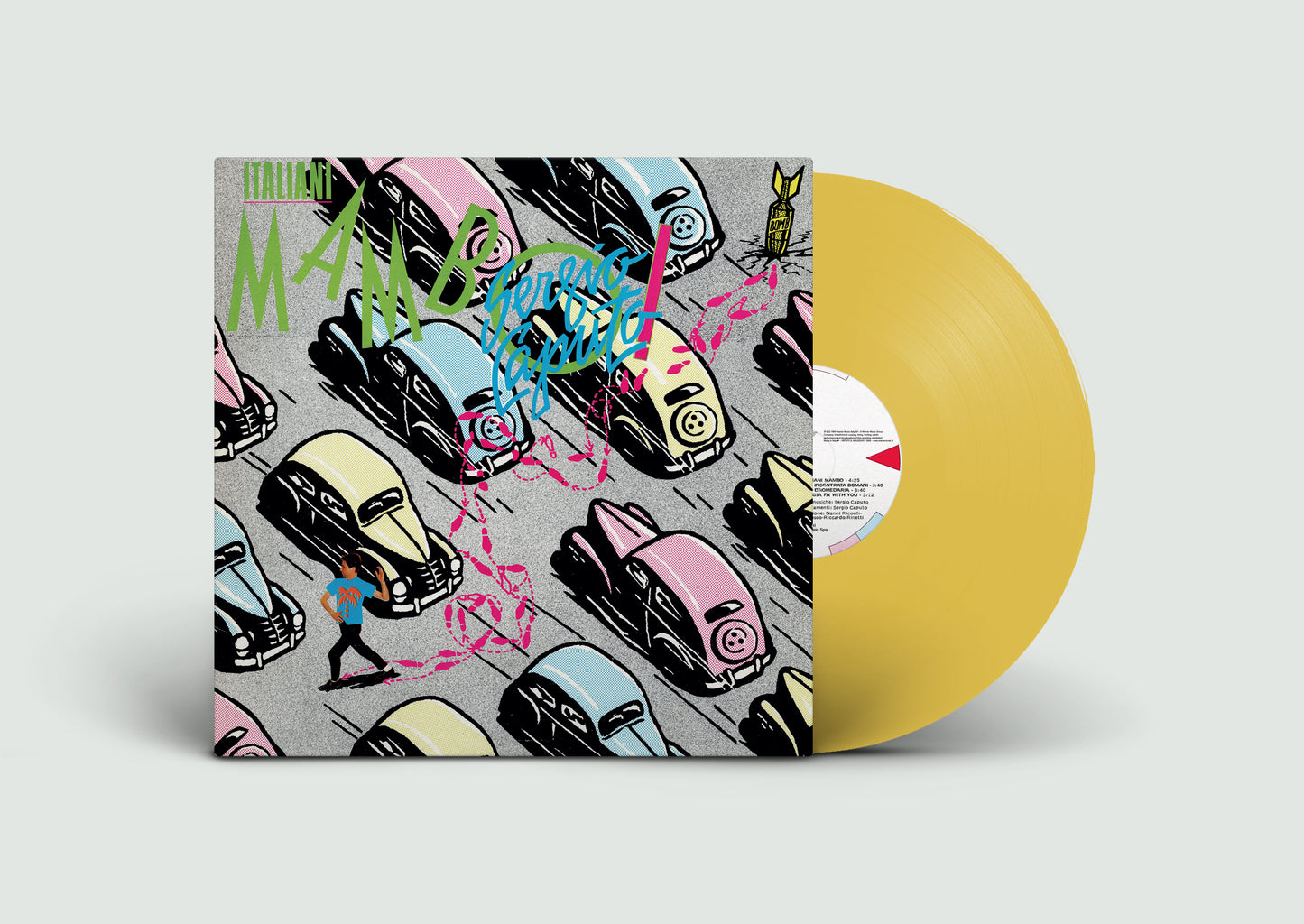 Sergio Caputo Italiani Mambo Lp Vinile 180 Gr. Colorato Giallo Edizione Limitata Numeratodi 500 copie