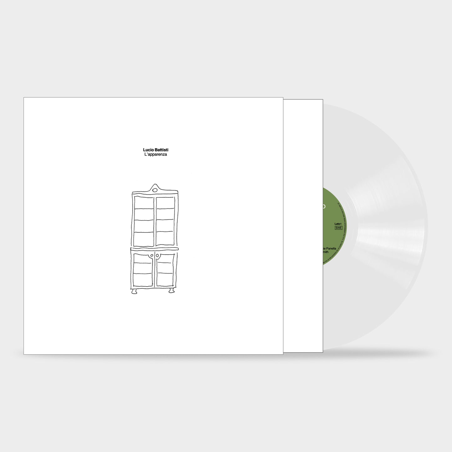 Lucio Battisti L'Apparenza LP Vinile 180 Gr Colorato White 192Khz Ltd. Numerata di 500 Copie