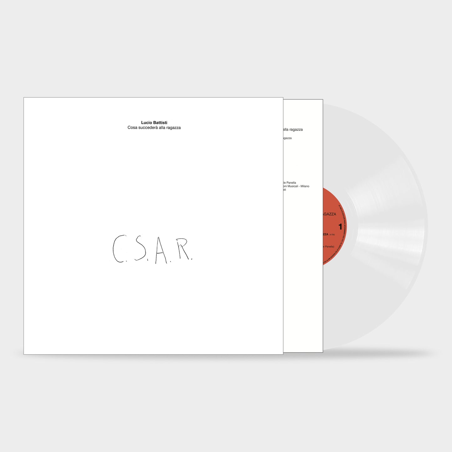 Lucio Battisti Cosa Succedera' Alla Ragazza LP Vinile 180 Gr Colorato White 192Khz Ltd. Numerata di 500 Copie
