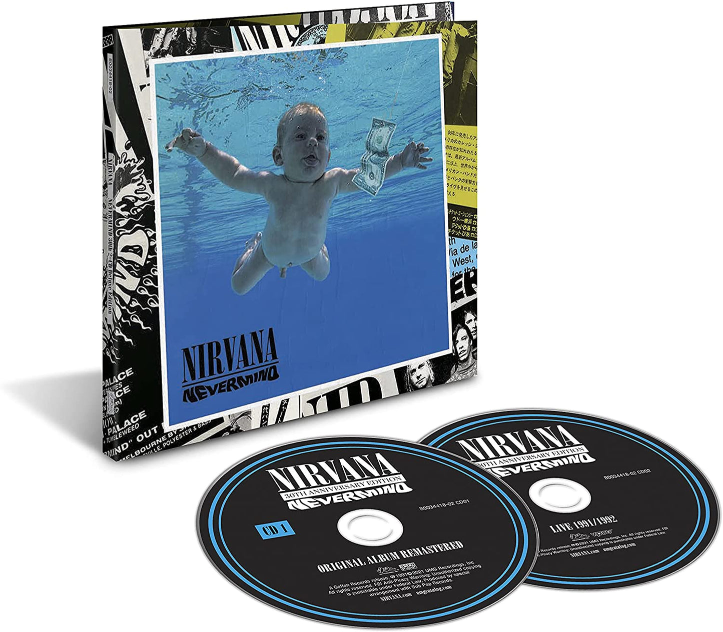 Nirvana Nevermind 2 CD Edizione 30Th Anniversary