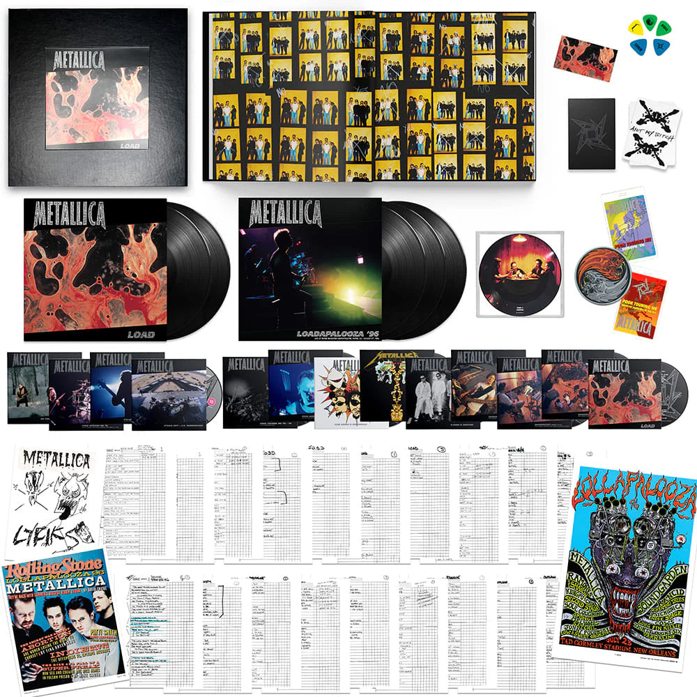 Metallica Load Deluxe Box Set Tiratura Limitata 6Lp+15 Cd+4 Dvd Remastered Edizione 2025 Pre Order Dal 13 Giugno
