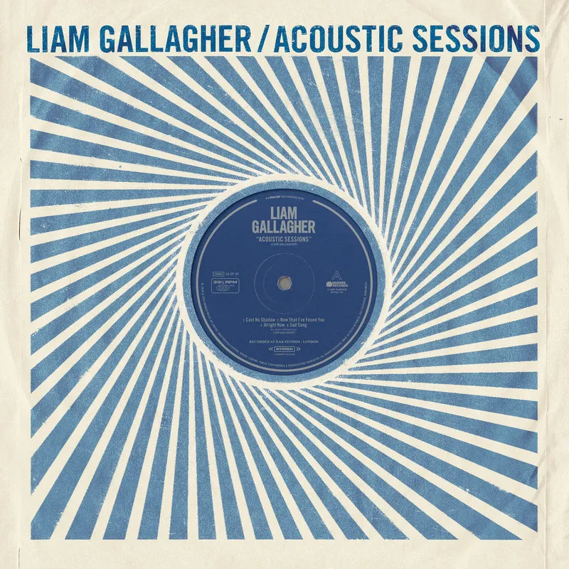 Liam Gallagher Acoustic Sessions LP Vinile Limitato Vinyl Silver & Blue Rsd 2025
