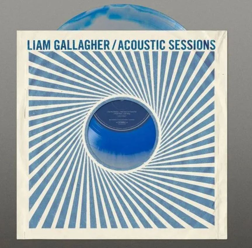Liam Gallagher Acoustic Sessions LP Vinile Limitato Vinyl Silver & Blue Rsd 2025