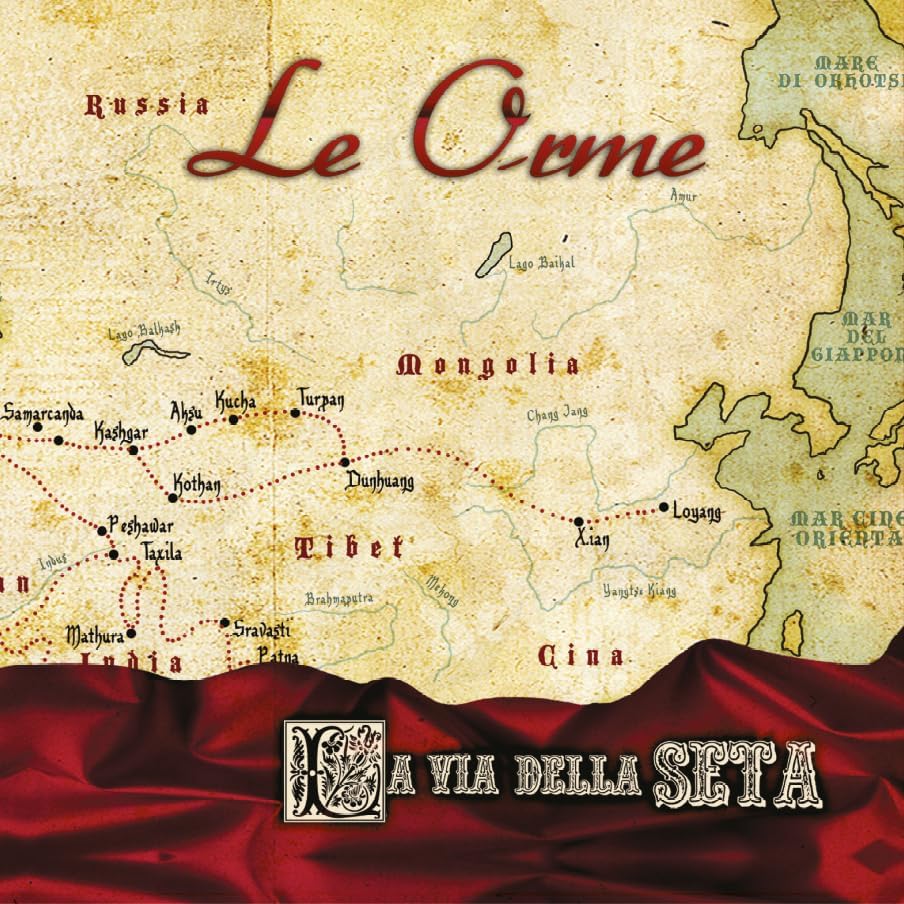Le Orme La Via Della Seta LP Vinile edizione Limitata e Numerata Colorata Bordeaux