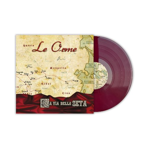 Le Orme La Via Della Seta LP Vinile edizione Limitata e Numerata Colorata Bordeaux