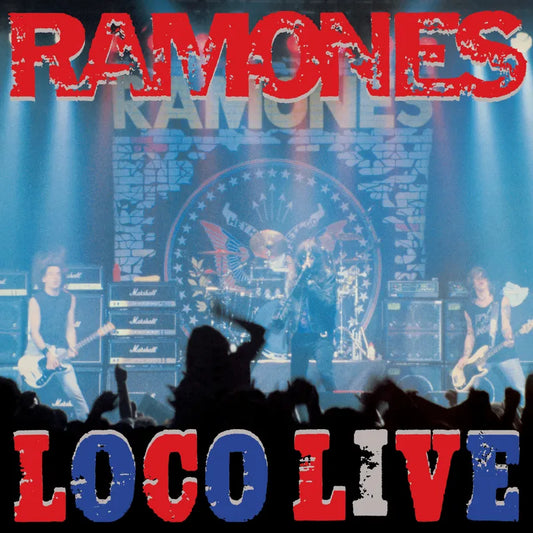 Ramones Loco Live 2 LP Vinile 140 gr. Colorato Vinyl Blue & Red Rsd 2025