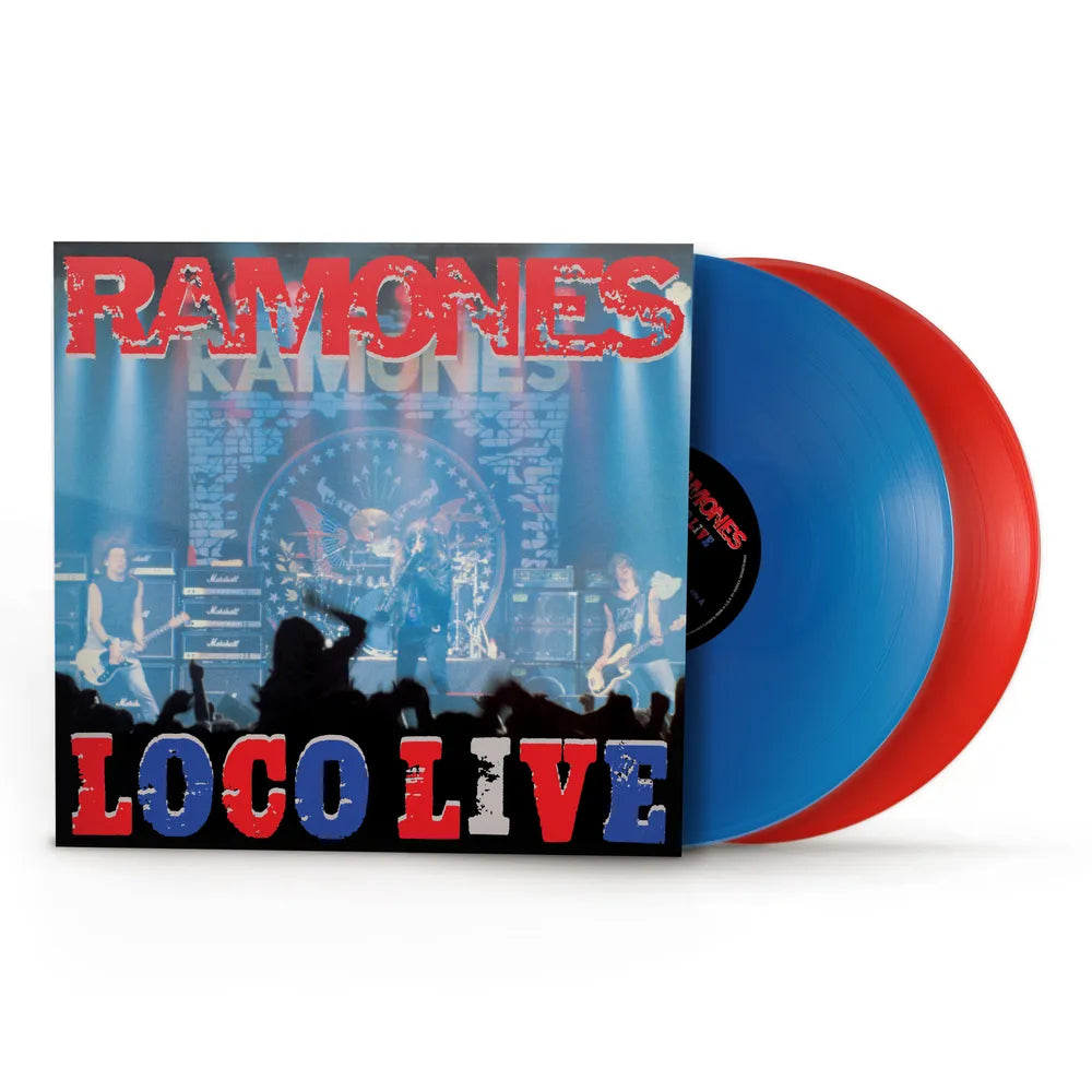 Ramones Loco Live 2 LP Vinile 140 gr. Colorato Vinyl Blue & Red Rsd 2025
