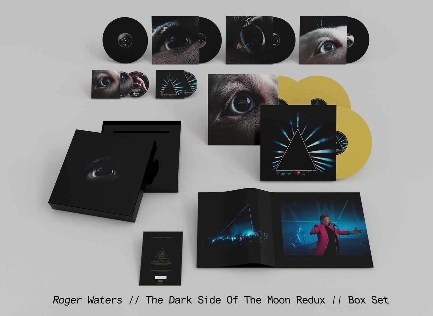 Roger Waters The Dark Side Of The Moon Redux Super Deluxe Edt. Limited Edt. Numerato 10 Vinili + 2 Cd + 1 Blu-ray