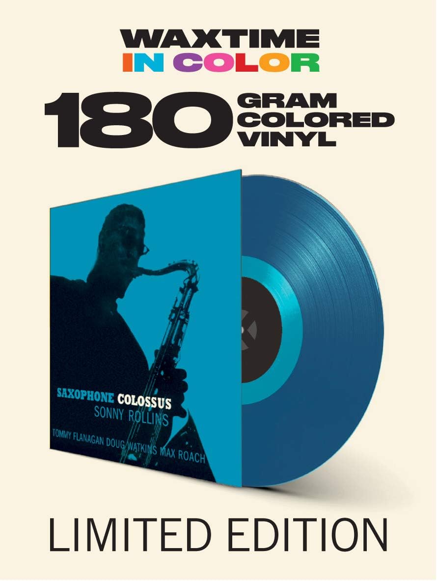 Sonny Rollins Saxophone Colossus LP Vinile Edizione Limitata Colorato Blue