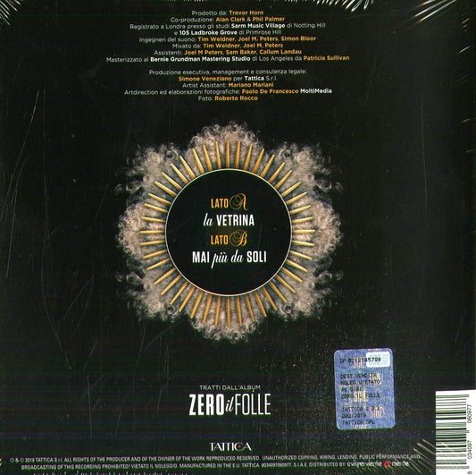 Renato Zero La Vetrina /Mai Più DA Soli Vinile 45 Giri Ed. Limitata Fuori Catalogo