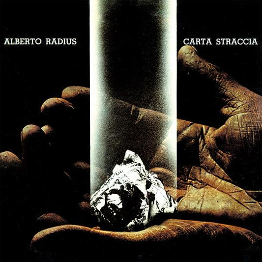 Alberto Radius Carta Straccia LP Vinile 180 Gr. Vinile Nero Numerato Limited Edt.