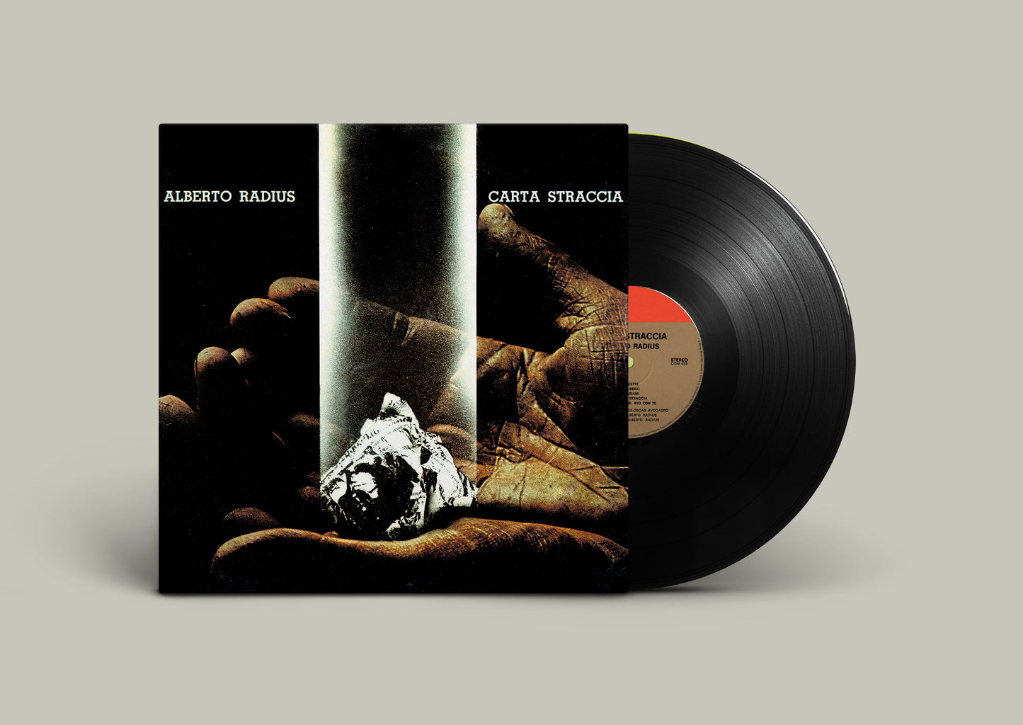 Alberto Radius Carta Straccia LP Vinile 180 Gr. Vinile Nero Numerato Limited Edt. Pre Order Dal 17 Ottobre