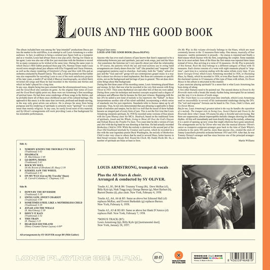 Louis Armstrong Louis And The Good Book LP Vinile Edizione Limitata Colorato Orange