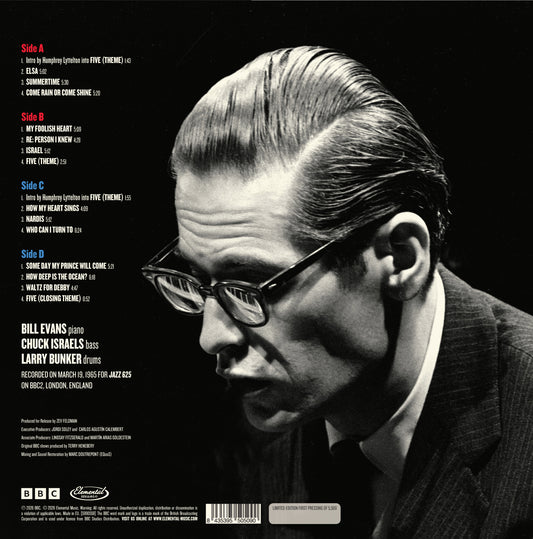 Bill Evans Bill At The BBC 1965 2 LP Vinile 180gr. Ed. Limitata Numerata Rsd 2026