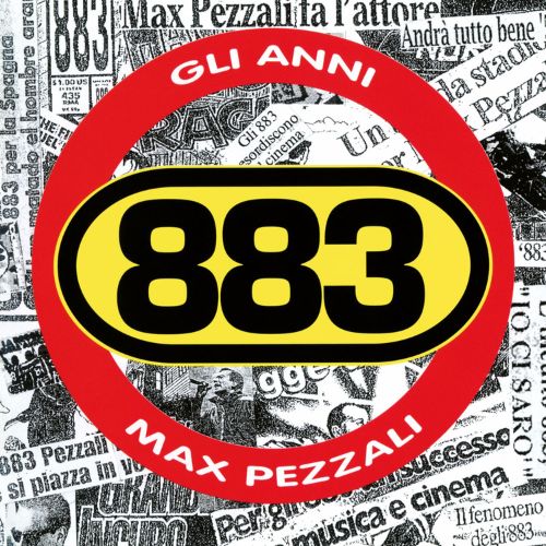 883 Max Pezzali Gli Anni Doppio Vinile Propellerhead Giallo e Arancione + Rosso e Bianco Limitato Numerato LP