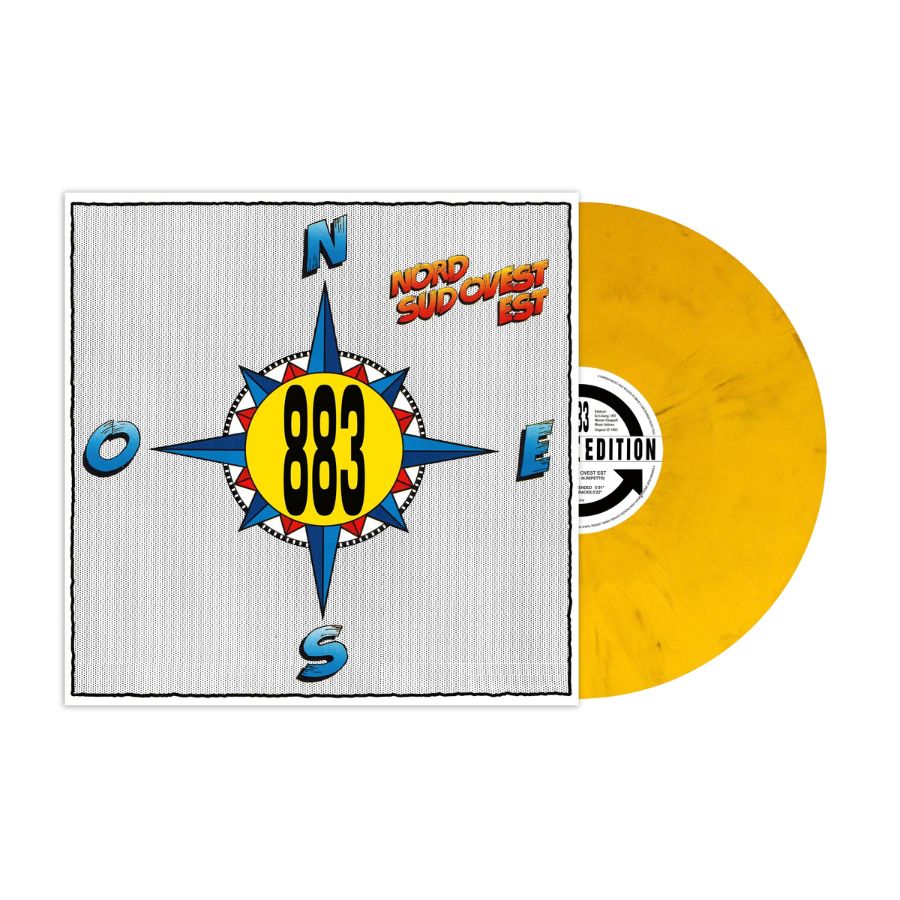 883 – Nord Sud Ovest Est (Remix) LP Vinile Giallo Limitato (Pre-Order – Uscita 2 Ottobre 2026)